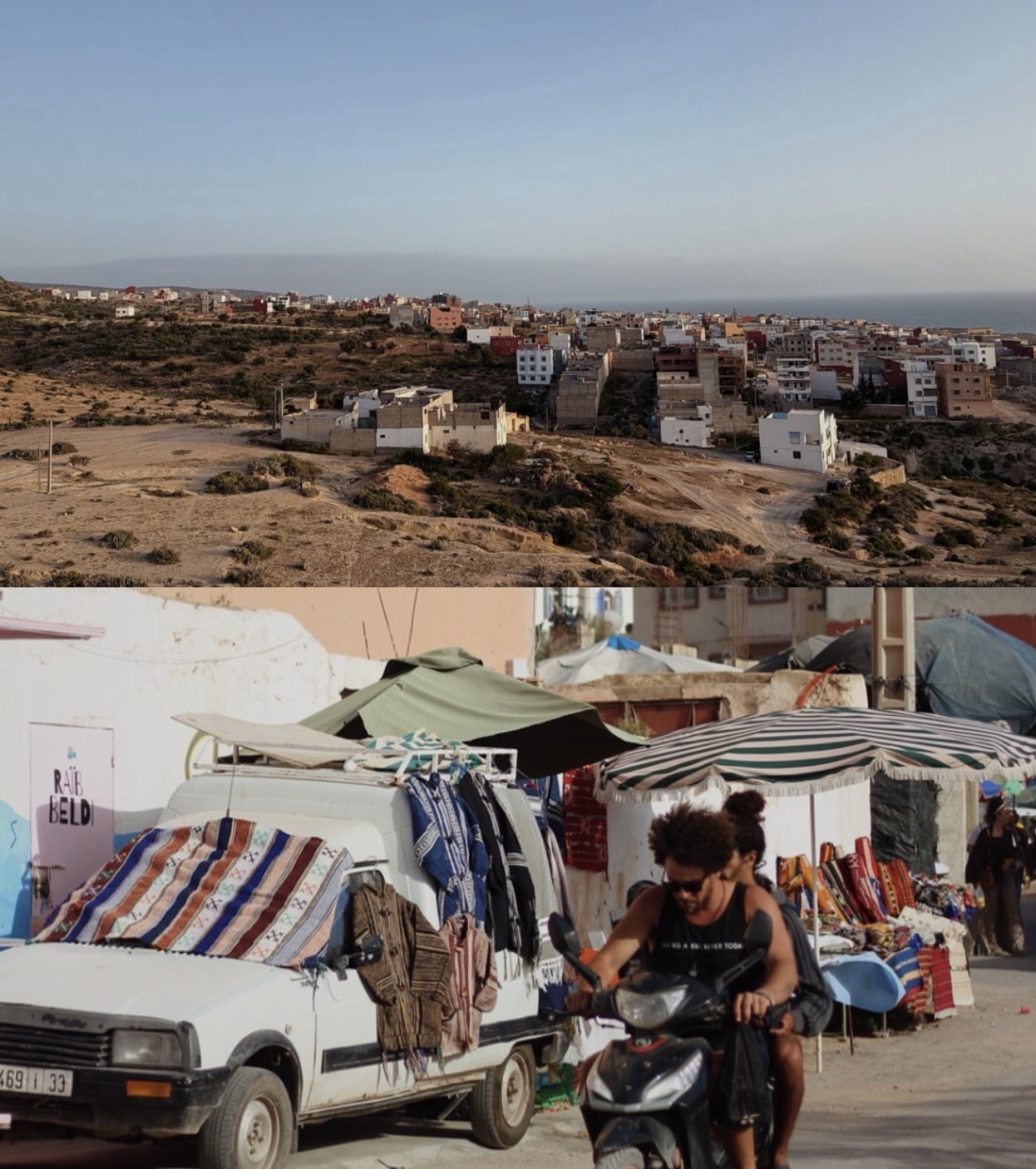 Tamraght town and market