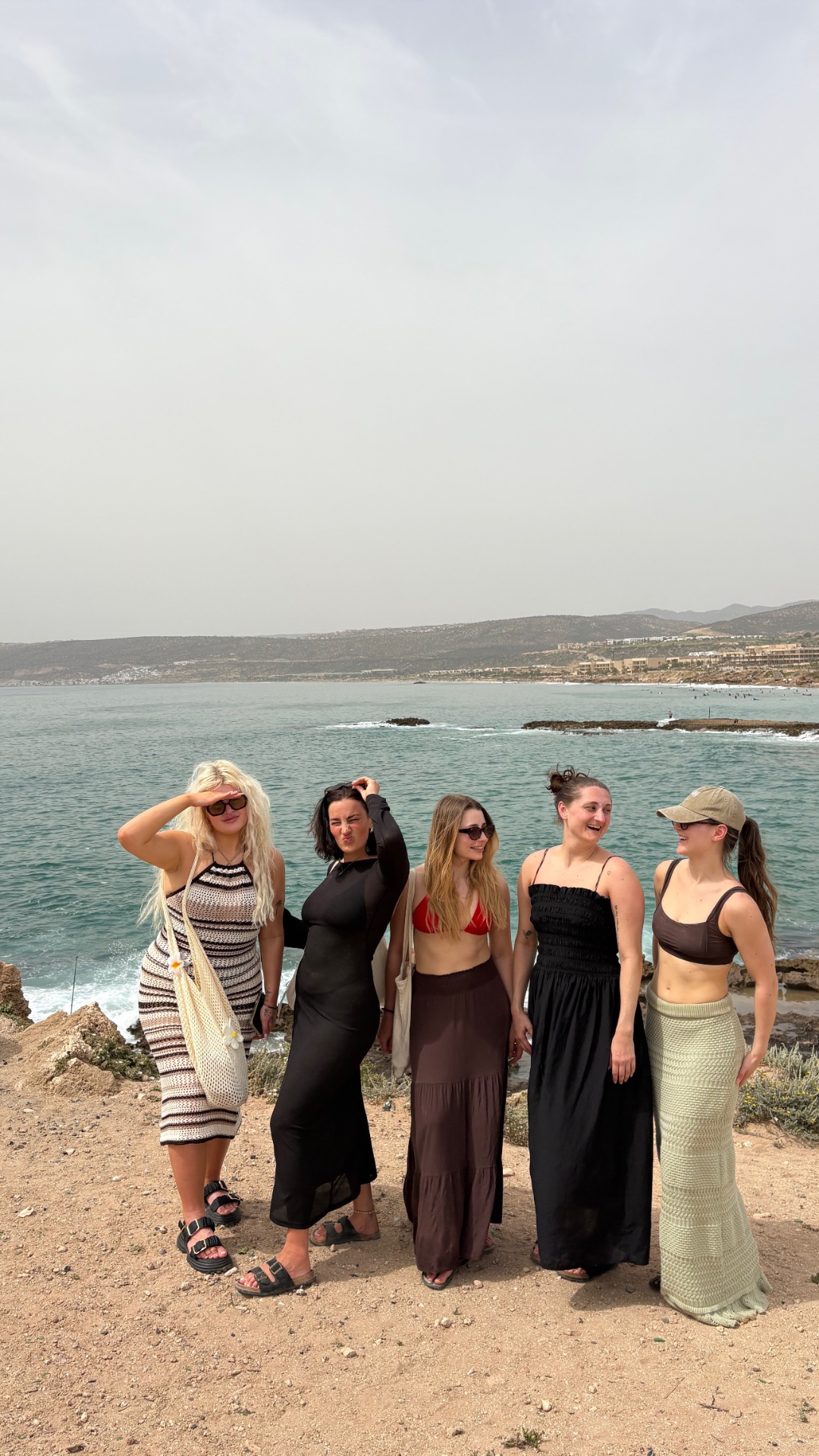 The group by the ocean